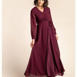 Called to Surf Burgundy Maxi Dress NWOT